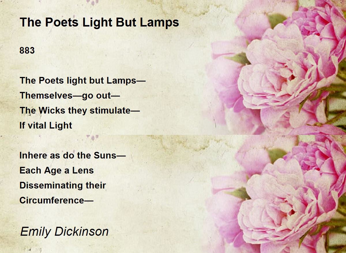 Emily Dickinson Lantern Poem