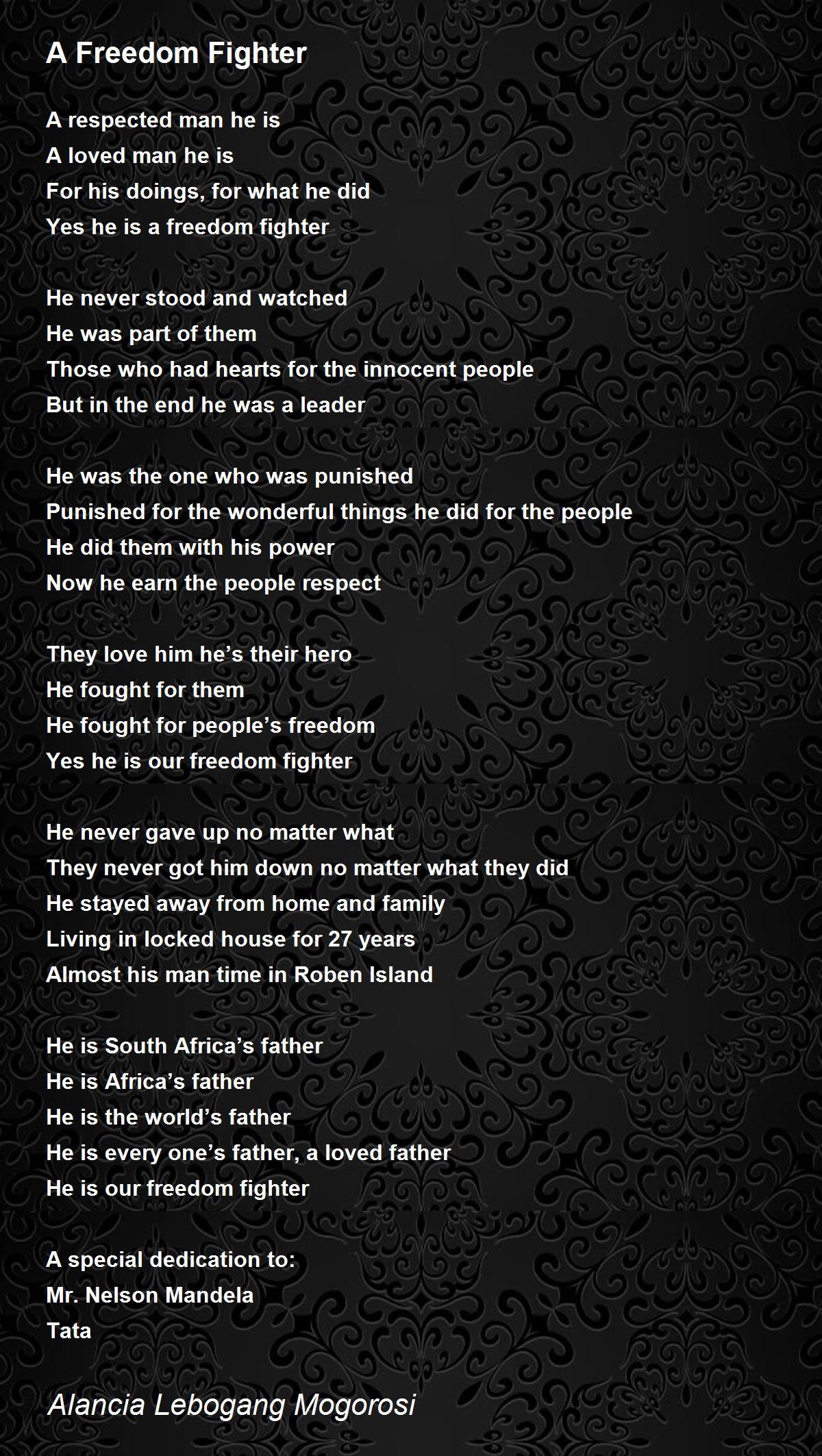 a-freedom-fighter-poem-by-alancia-lebogang-mogorosi-poem-hunter