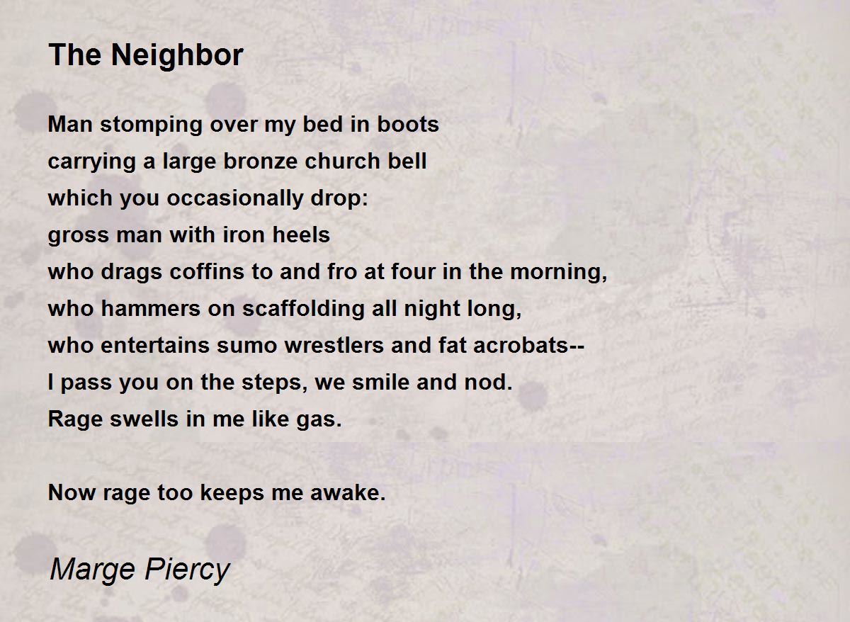 good neighbor poems - Video Search Engine at Search.com